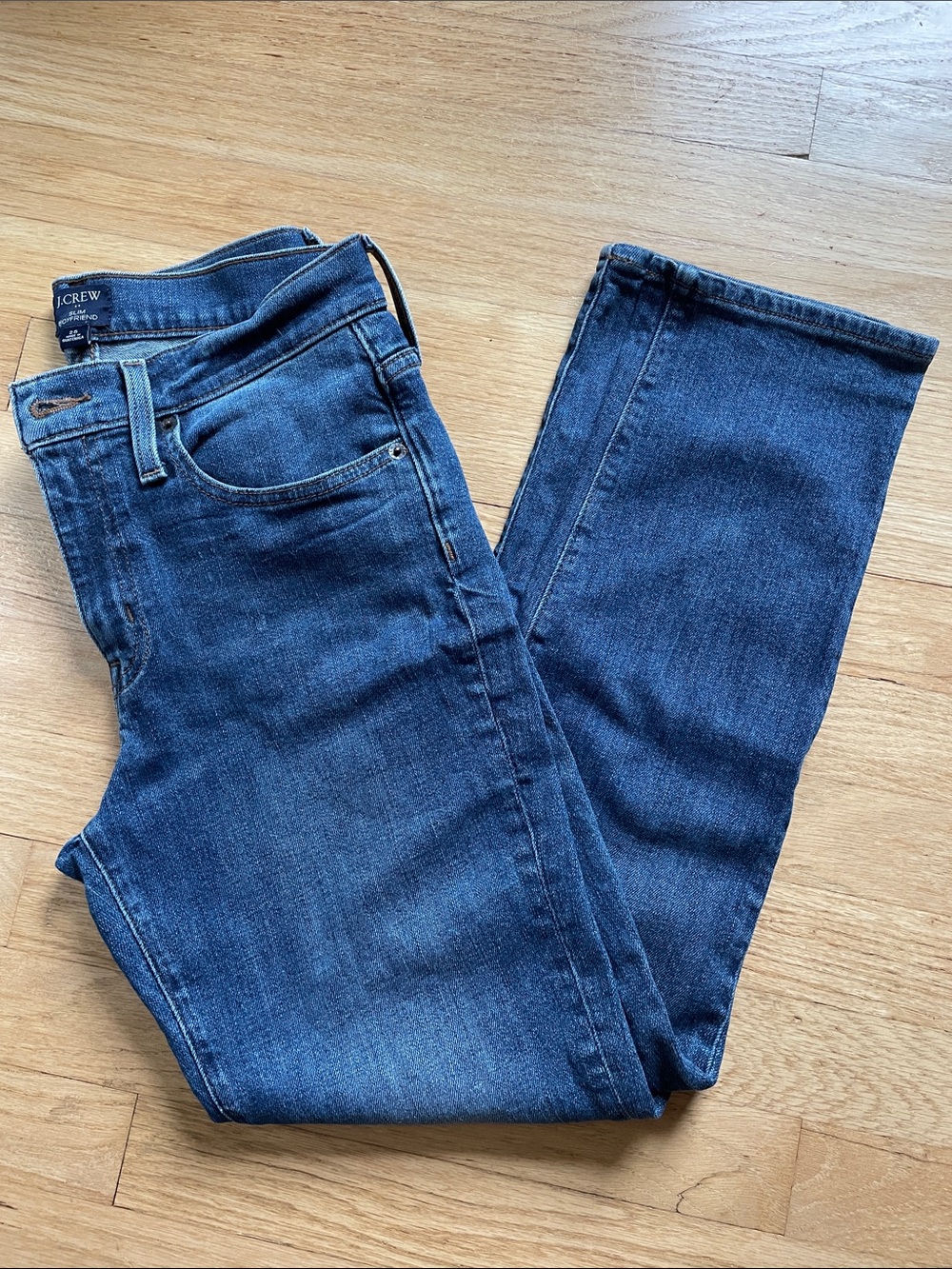 J. Crew Women's Indigo Straight-Leg Jeans